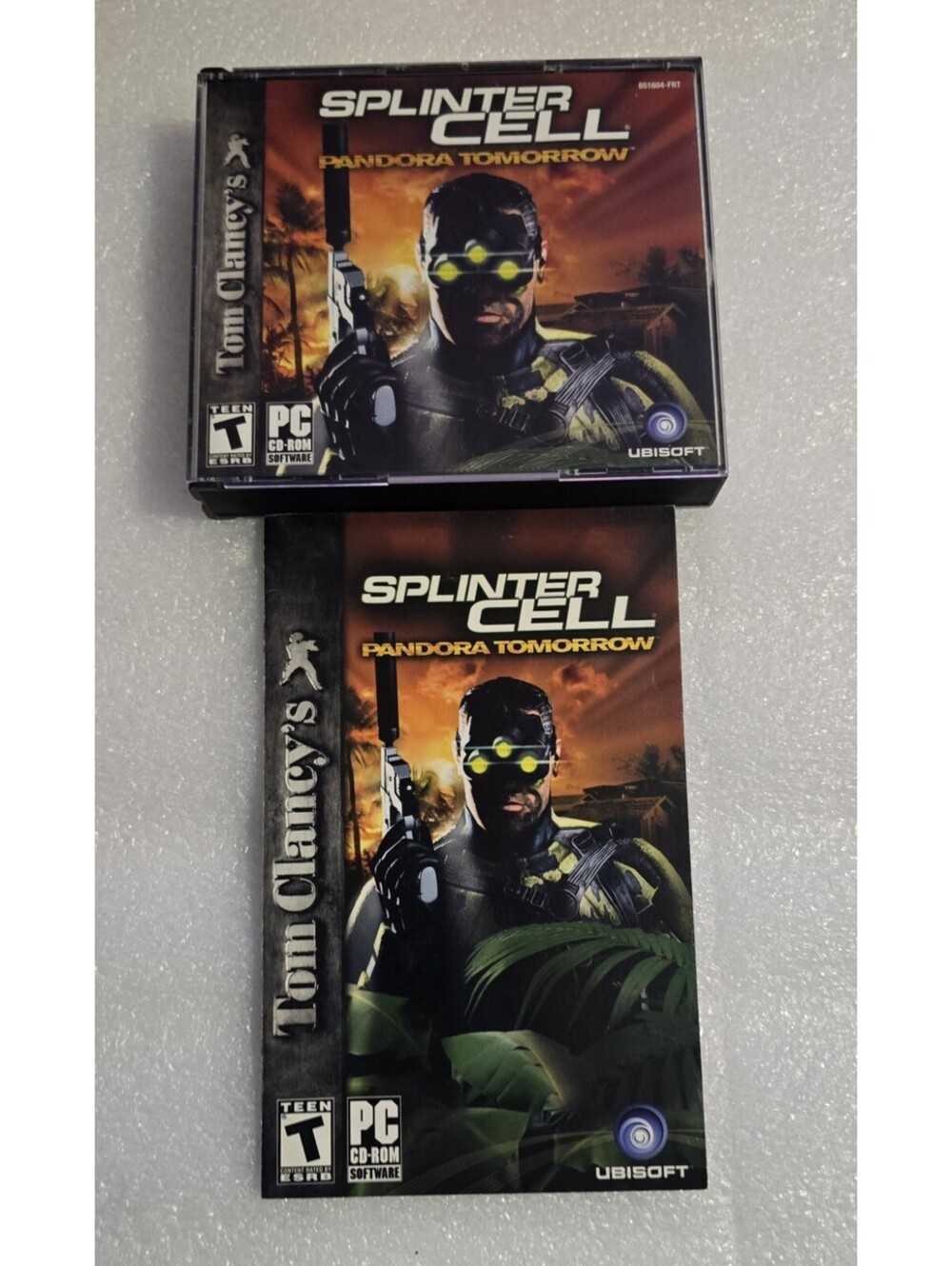 Tom Clancy's Splinter Cell Pandora Tomorrow 2004 3 discs PC Game Complete